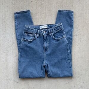 Denim Forum The Joni Jeans Women's Size 26 Blue High Rise Skinny Aritzia 2020s